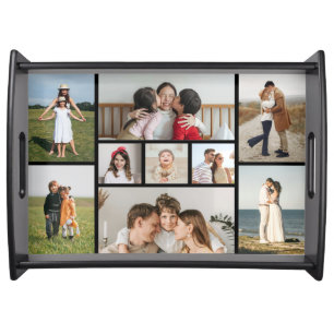 Create Your Own 9 Photo Collage Serving Tray