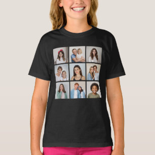 Create Your Own 9 Photo Collage T-Shirt