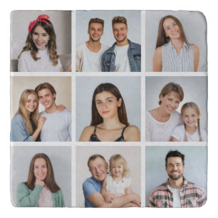 Create Your Own 9 Photo Collage Trivet