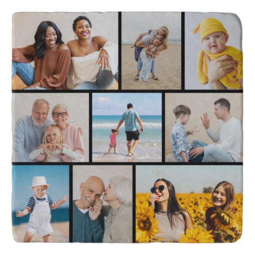Create Your Own 9 Photo Collage Trivet