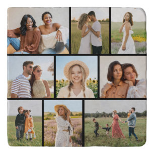 Create Your Own 9 Photo Collage Trivet