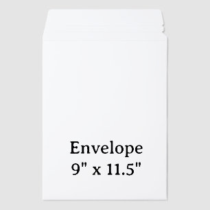 create your own 9" x 11.5" Envelope Mailers