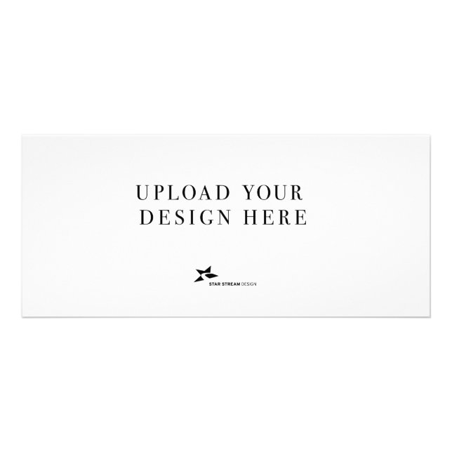 Create Your Own 9x4 Landscape Menu Rack card (Front)