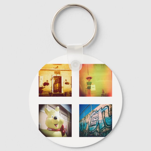 Create your own a unique and original instagram keychain (Front)