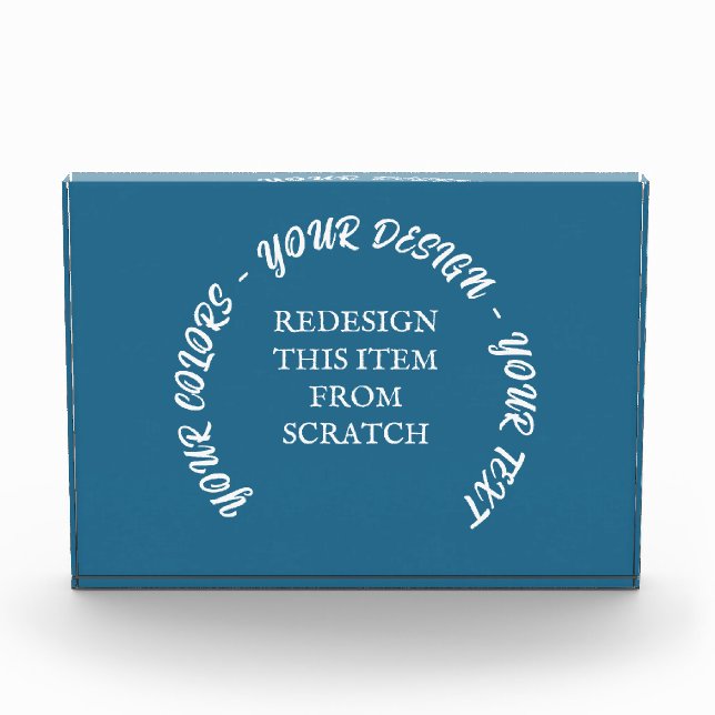 Create Your Own Acrylic Award (Front)