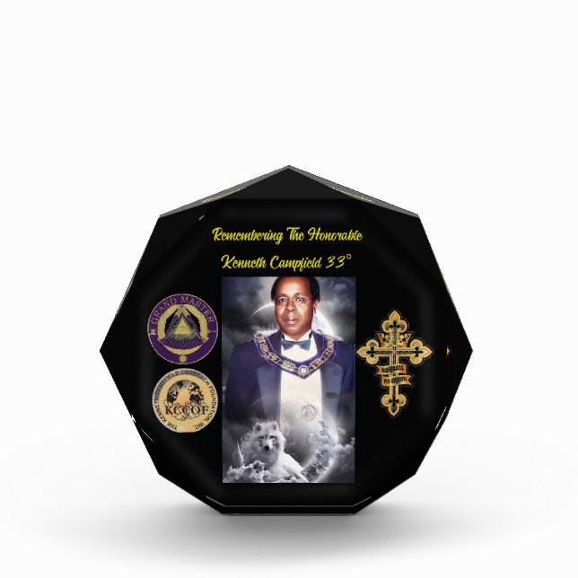 Create your own acrylic award (Front)