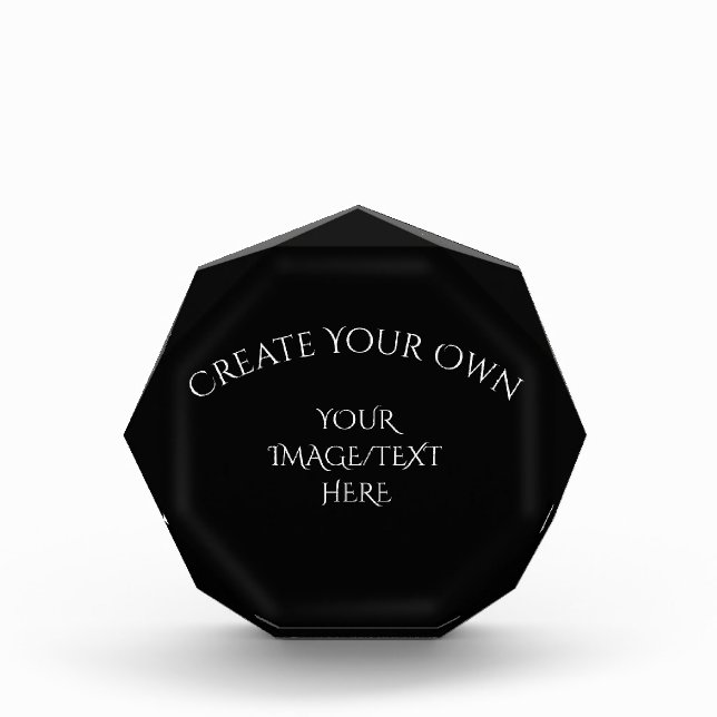 Create Your Own Acrylic Award (Front)