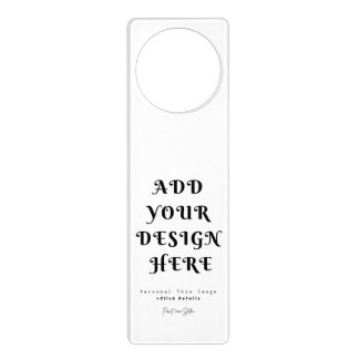 Create Your Own Acrylic Door Hanger