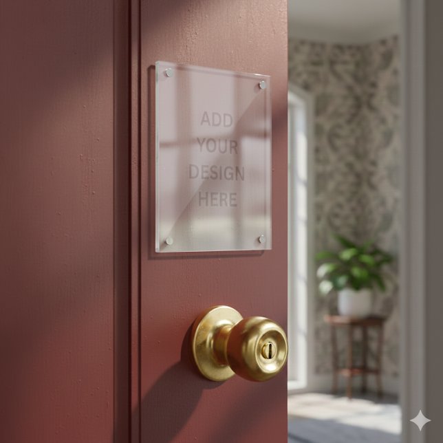 Create Your Own Acrylic Door Sign (Creator Uploaded)