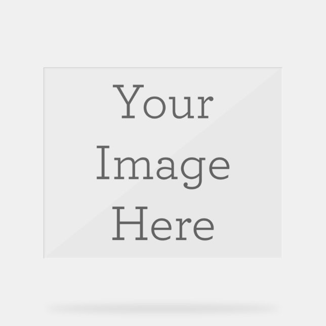 Custom 8" x 10" Acrylic Sign (Front)