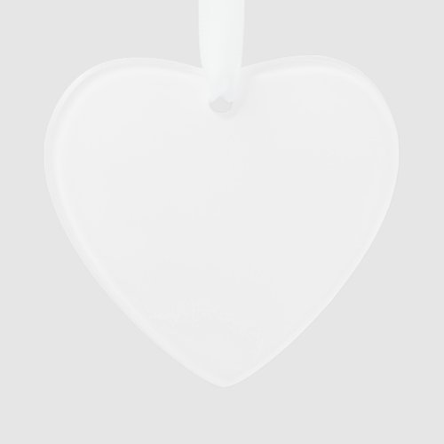 Create Your Own Acrylic Heart_Shaped Ornament
