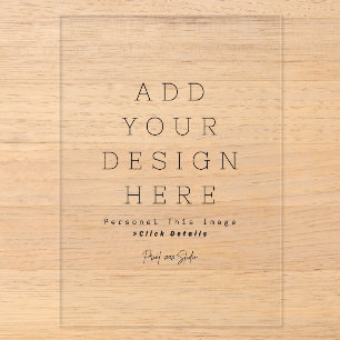 Create Your Own Acrylic Invitations