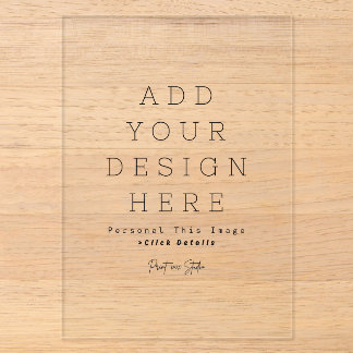 Create Your Own Acrylic Invitations