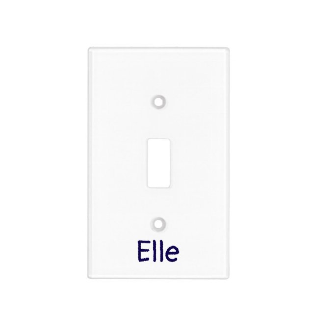 Create Your Own Acrylic Light Switch Cover (Front)