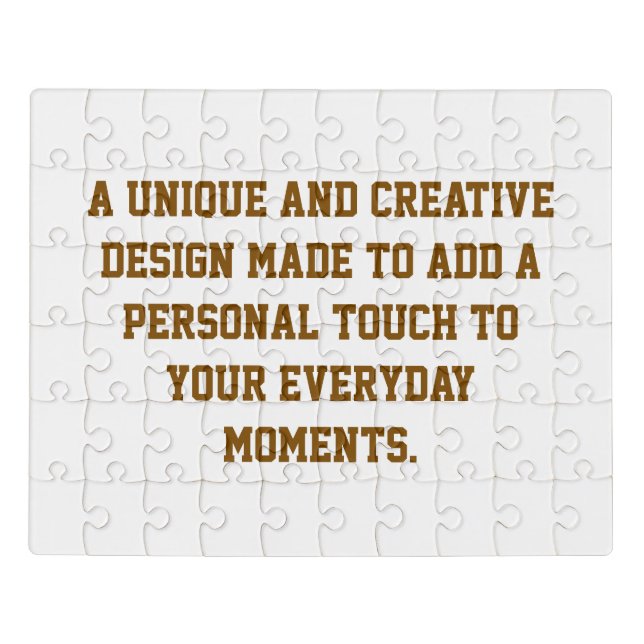 Create Your Own Acrylic Puzzle (Puzzle Horizontal)
