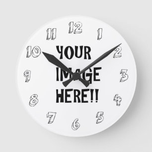 Create Your Own Acrylic Round (Medium) Wall Clock