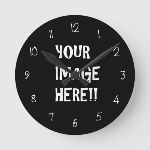 Create Your Own Acrylic Round Medium Wall Clock