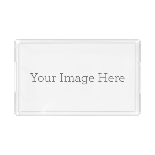 Custom Small Rectangle Tray (Front)
