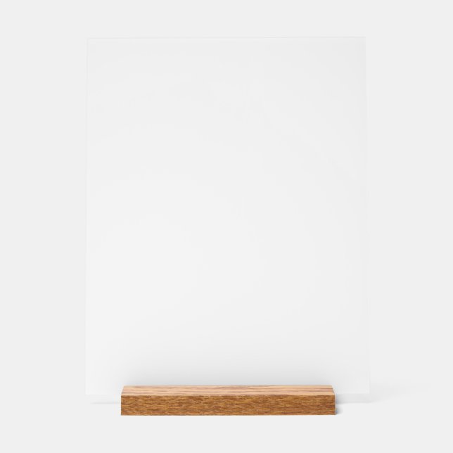 Create Your Own Acrylic Sign (Front)