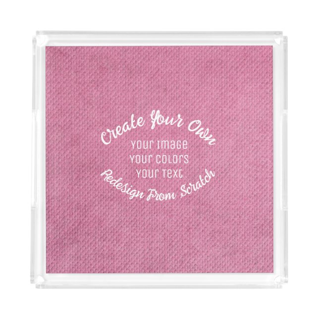 Create Your Own Acrylic Tray (Front)