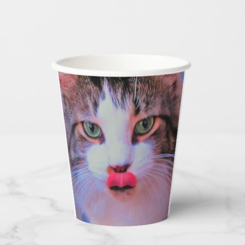 Create Your Own Add 2 Photos Custom White Paper Cups
