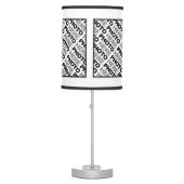 Create Your Own Add 4 Photos Table Lamp 1 (Front)