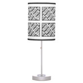 Create Your Own Add 6 Mixed Photos Table Lamp (Front)