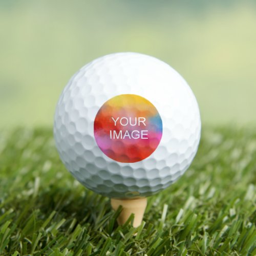 Create Your Own Add Business Company Logo 12 Pack Golf Balls