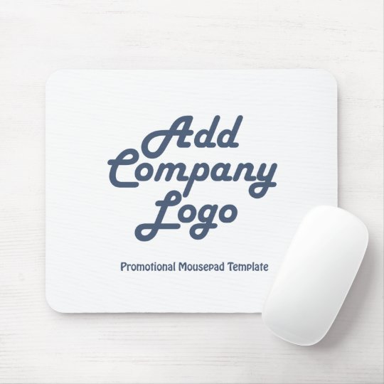 Create Your Own Add Custom Company Business Logo Mouse Pad