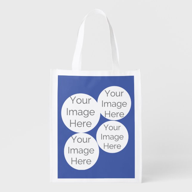 create your own add photo template collage grocery bag (Front)
