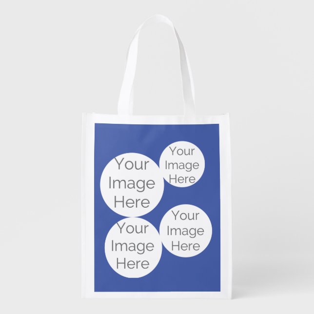 create your own add photo template collage grocery bag (Front)