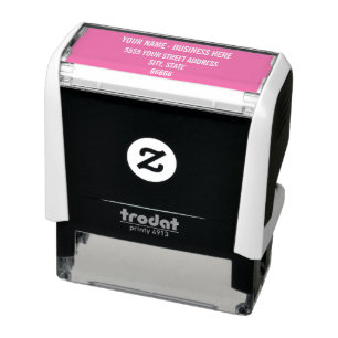 Create Your Own Address Color Stamp Template