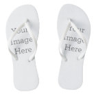 Create Your Own Adult Slim Strapped Flip Flops