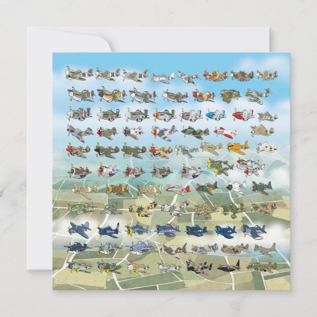 create your own airplane caricature (Front)