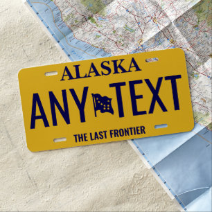 Create Your Own Alaska License Plate