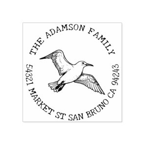 Create Your Own Albatross Name Return Address Rubber Stamp