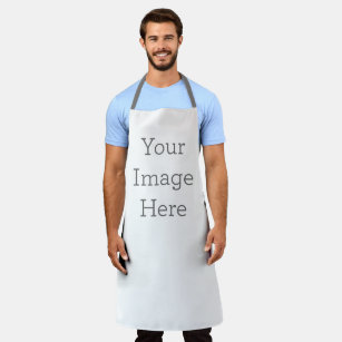Create Your Own All-Over Print Apron, Large Apron