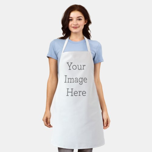 Create Your Own All_Over Print Apron Medium Apron