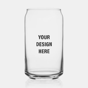 Create Your Own All Over Print Can Glass