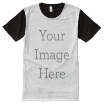 Create Your Own All-Over Printed Panel T-Shirt Create Your Own All-Over Printed Panel T-Shirt