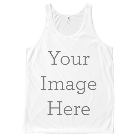Create Your Own All-over Printed Unisex Tank