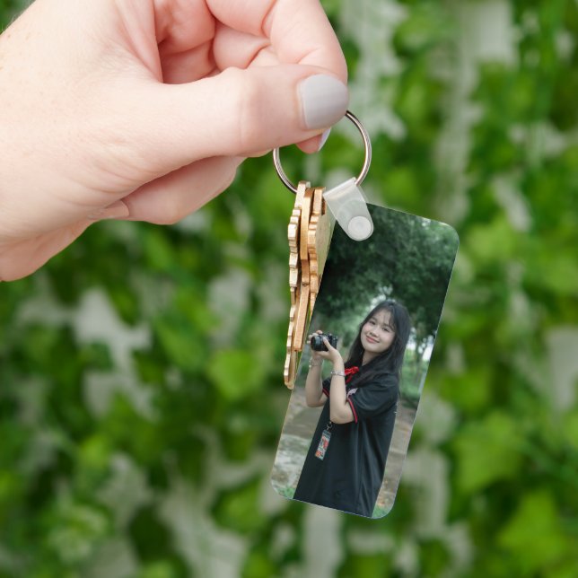 Create Your Own Aluminum Rectangle Keychain (Hand)