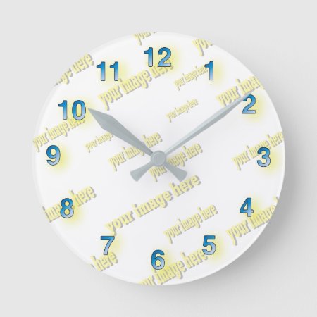 Create Your Own Amazing Image Template Round Clock