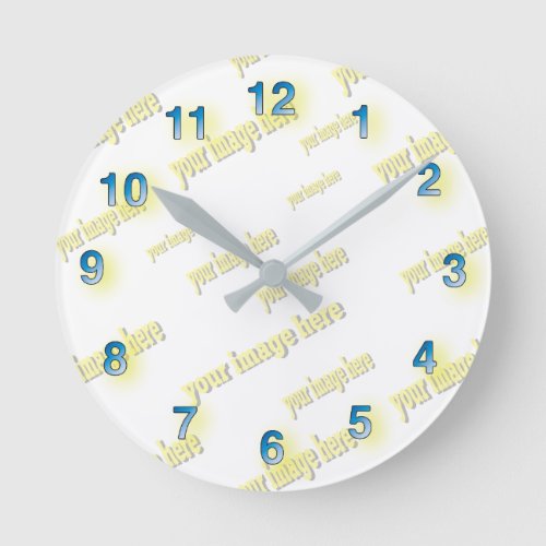 Create Your Own Amazing Image Template Round Clock