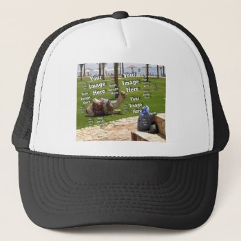 Create Your Own Amazing Image Template Trucker Hat by Zazzimsical at Zazzle
