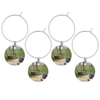 Create Your Own Amazing Image Template Wine Charm by Zazzimsical at Zazzle