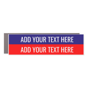 Create Your Own American Election Slogan  Car Magnet