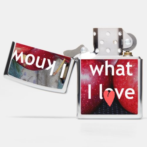 Create Your Own and Know What You Love Zippo Lighter