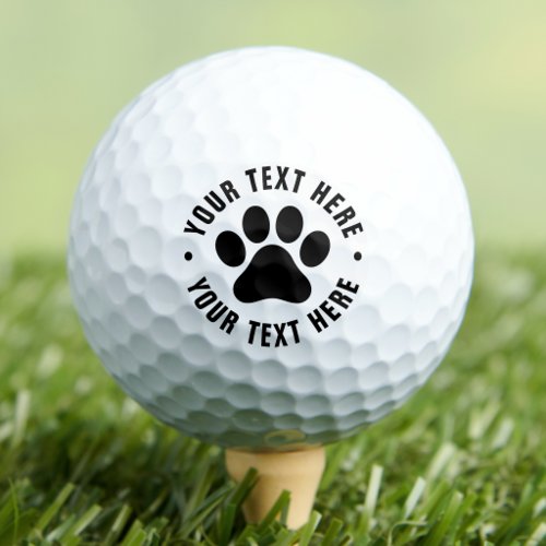 Create your Own Animal Pet Golf Balls