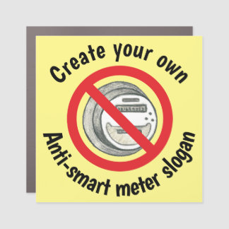 Create your own anti-smart meter car magnet